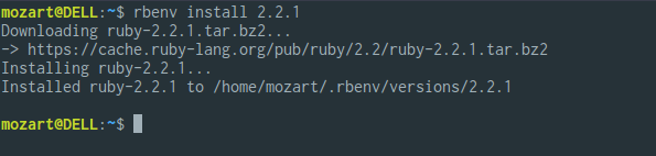 install ruby